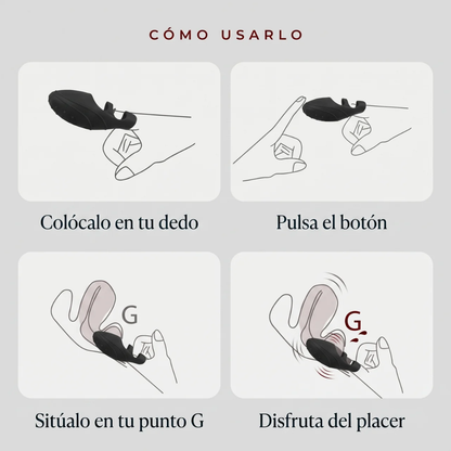 Vibrador de dedo para punto G