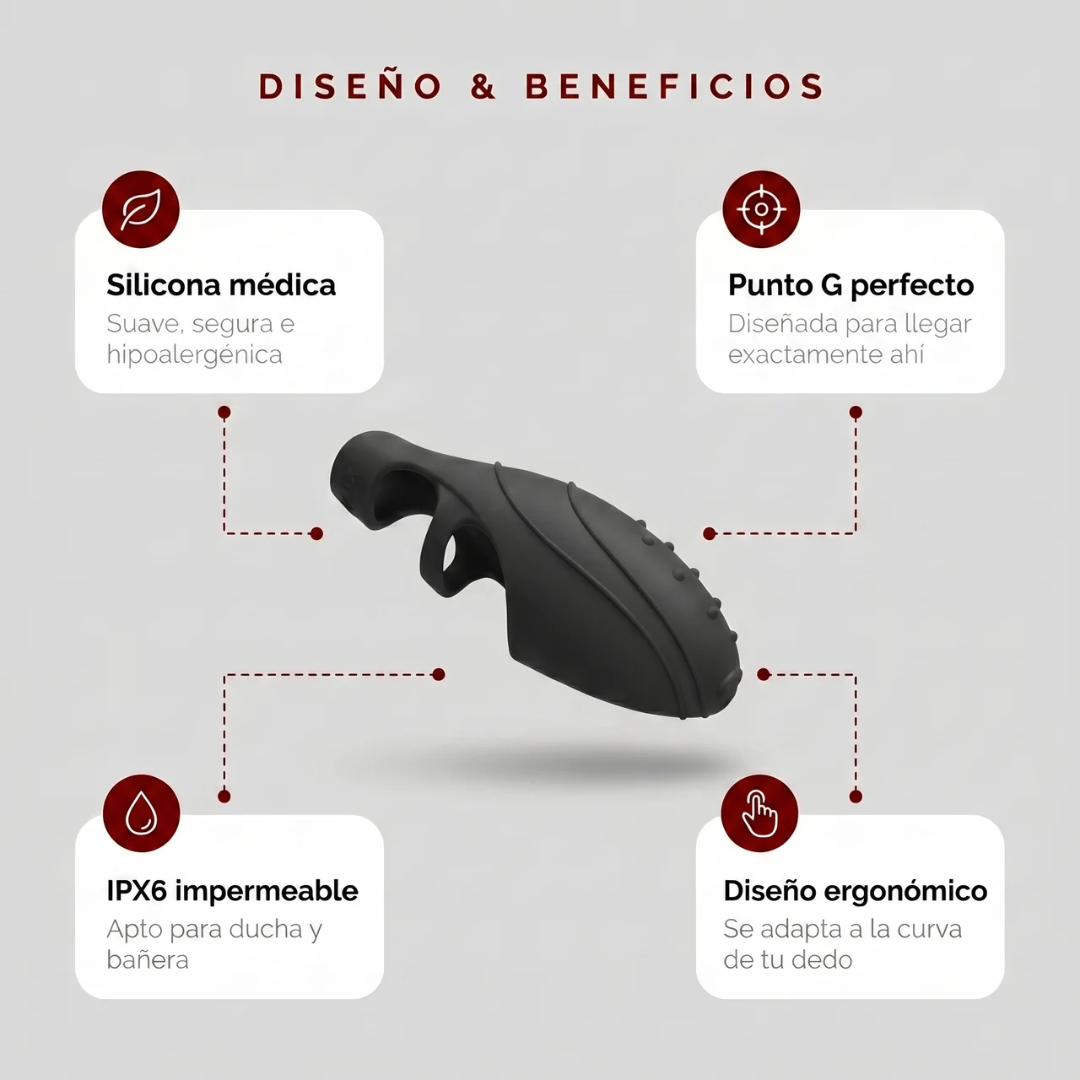 Vibrador de dedo para punto G