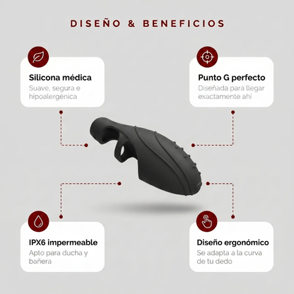 Vibrador de dedo para punto G