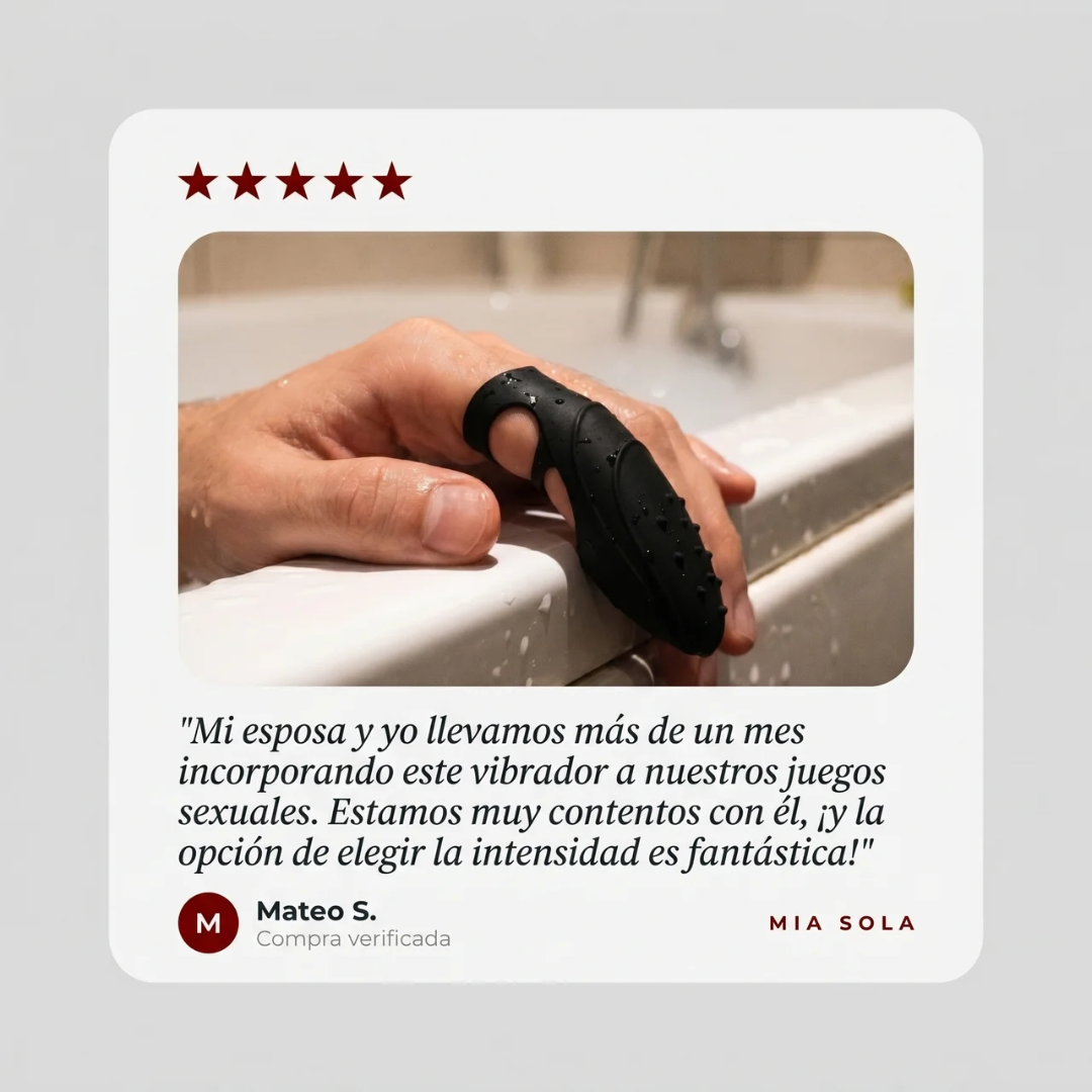 Vibrador de dedo para punto G