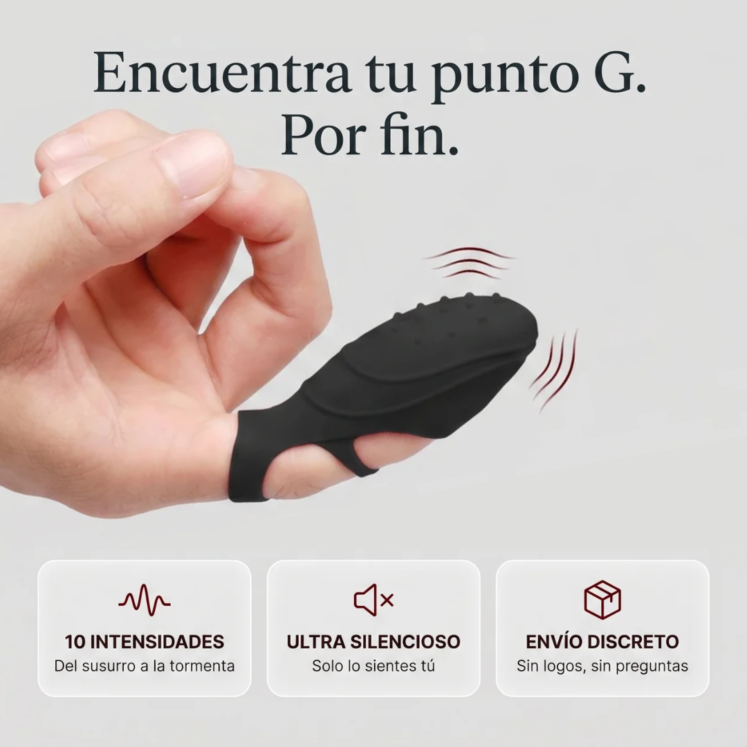 Vibrador de dedo para punto G